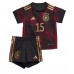 Deutschland Niklas Sule #15 Fußballbekleidung Auswärtstrikot Kinder WM 2022 Kurzarm (+ kurze hosen)